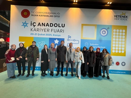 Eğitim Fakültesi Öğrencileri İç Anadolu Kariyer Fuarına (İKAF’25) katıldı